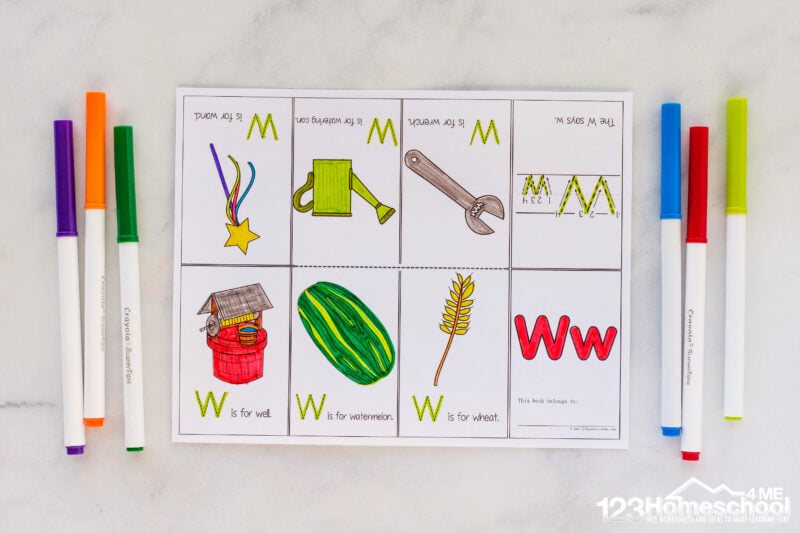 alphabet book printable