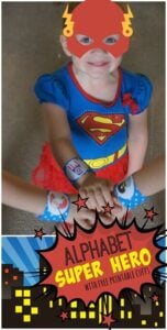 Alphabet Super Hero Cuffs