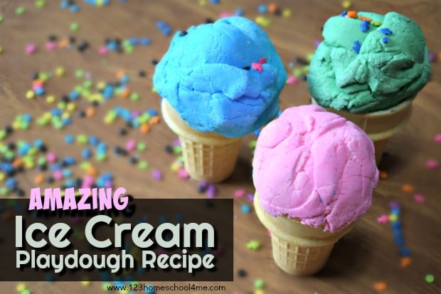 Edible Ice Cream Play doh Recipe