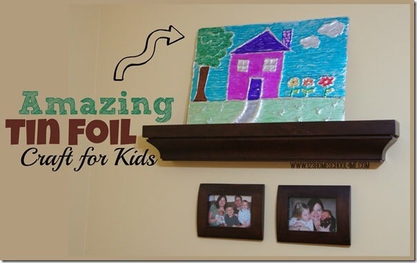 Amazing Tin Foil Art Project for Kids