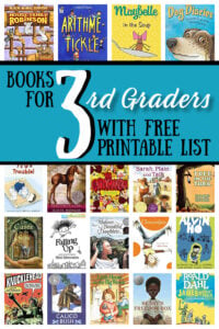 Are you working on picking books for 3rd graders? Let me help you pick 3rd grade reading books that are engaging to kids and filled with rich vocabulary and story lines. Instead of spending hours at the library or searching through books on Amazon, check out these fun-to-read Books for Third Graders. Simply print pdf file with printable 3rd grade reading list and you are ready to help your third grader love reading!