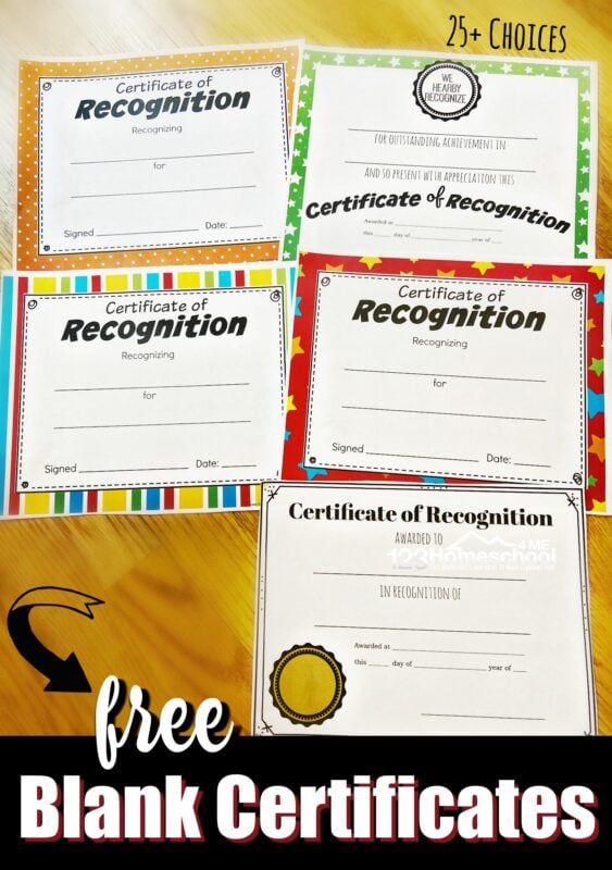 Help celebrate achievements throughout the year with one of our 25 super cute Certificate Template Free. There are simple, formal black and white certificates of achievement and cute, colorful Award Certificates for kids of all ages to give out at school, sports, home, reading, coops, and more.