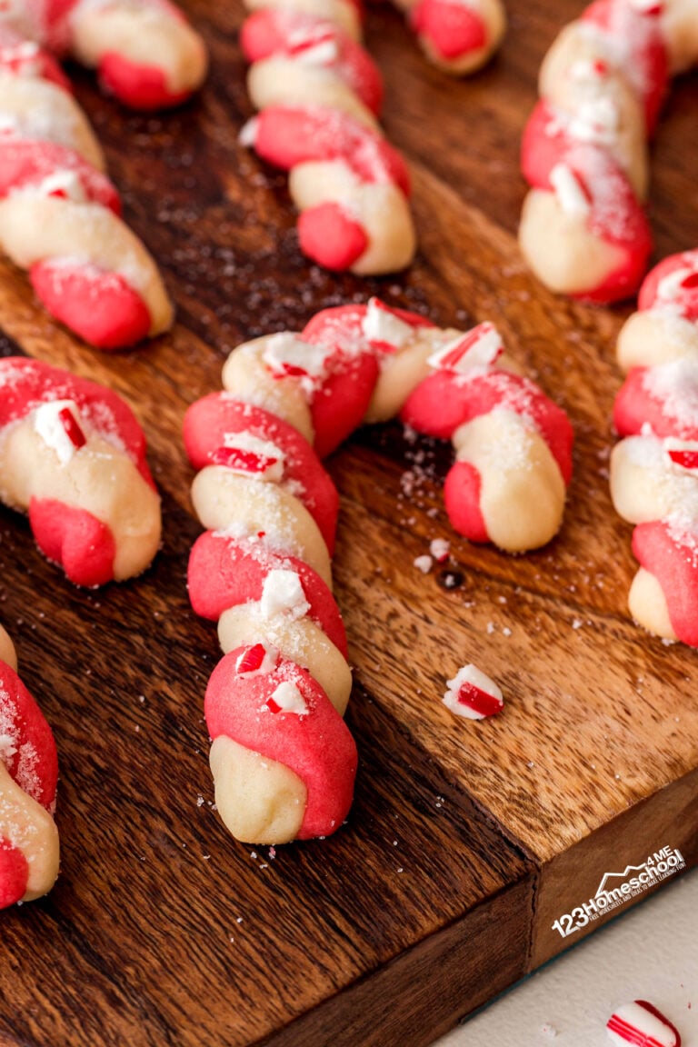 Cute Candy Cane Christmas Cookies Recipe
