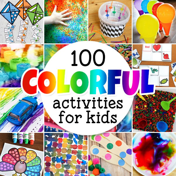 100 Exciting Color Activities, Crafts, & Printables for Kids Learning Colors