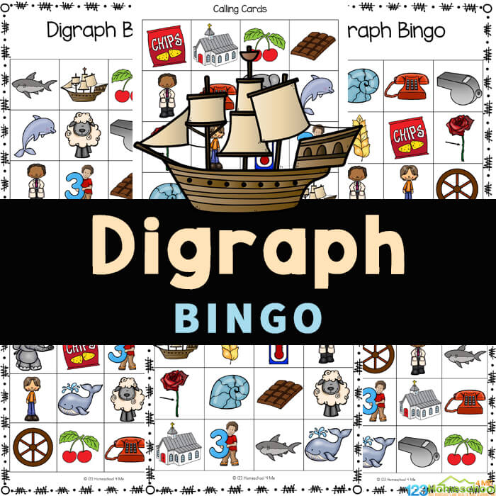 Make practicing digraphs fun with this super cute Digraph Bingo. This Digraph game is a LOW PREP digraph activity for improving phonics skills!