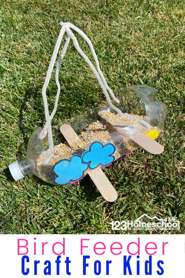 Plastic Bottle Bird Feeder Craft