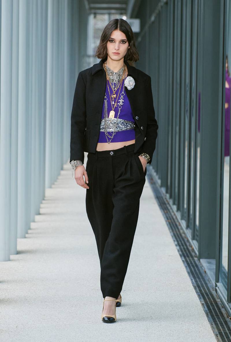 Chanel's Métiers d’Art collection look 8.