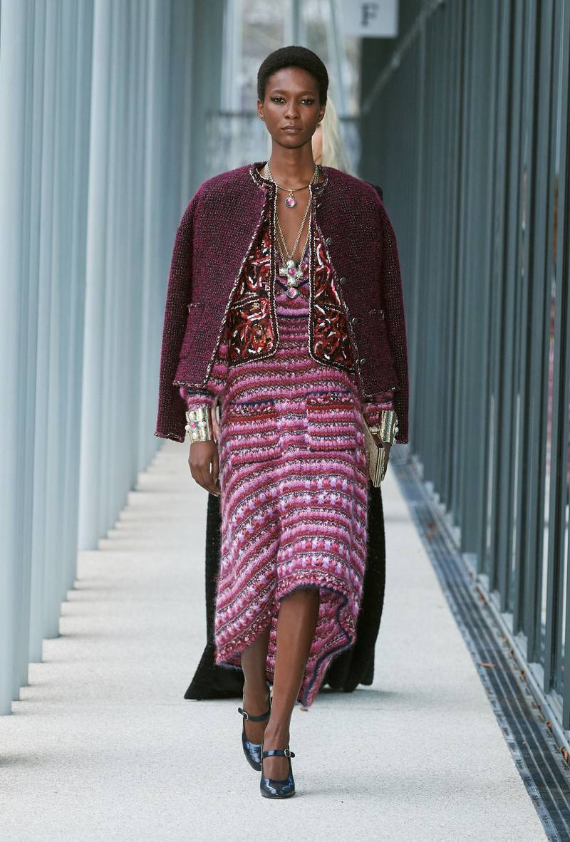 Chanel's Métiers d’Art collection look 46.