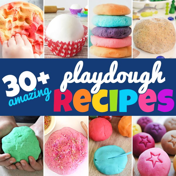 30+ Amazing, Easy-to-Make Playdough Recipes