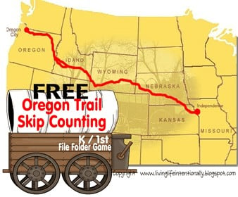 Oregon Trail Skip Counting Game
