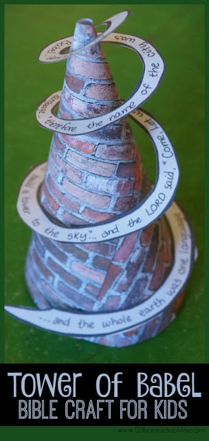 Tower of Babel Craft for Kids