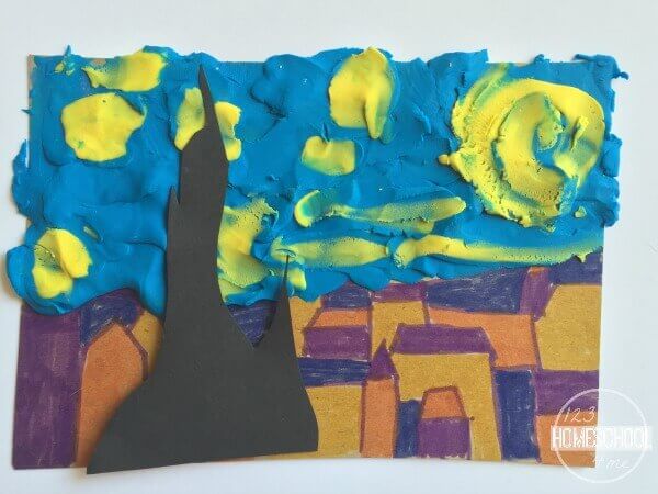 Van Gogh Starry Night Art Project for Kids