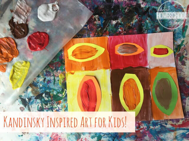 Kadinsky Inspired Fall Art Project for Kids