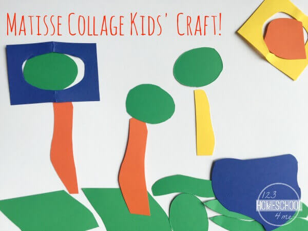 Matisse Collage Craft for Kids