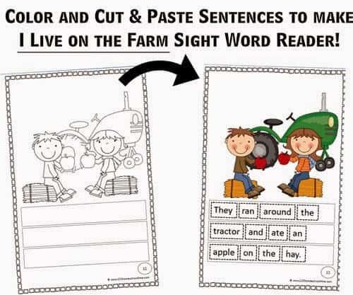 Farm Sight Words Reader