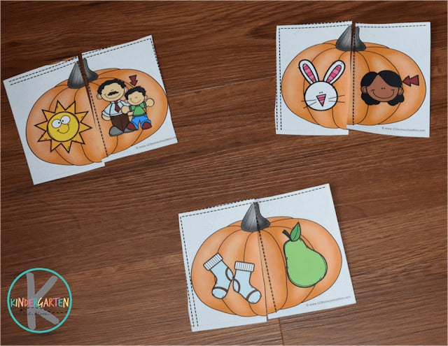 FREE Pumpkin Homophone Puzzles