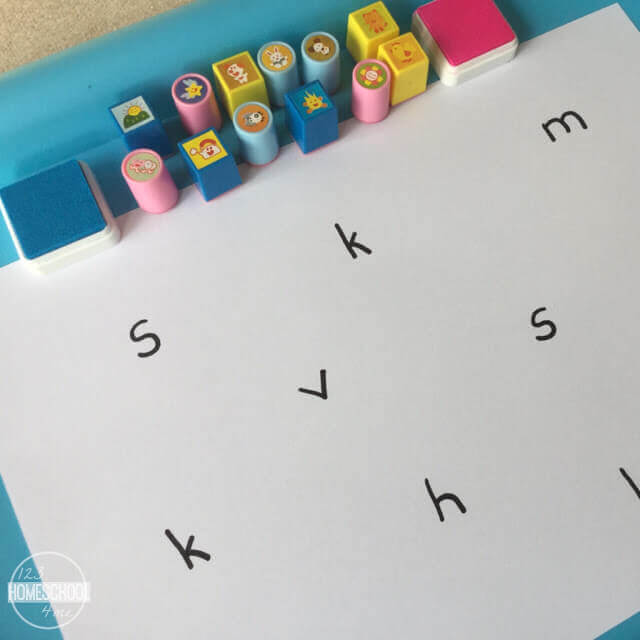 Beginning Sounds Stamping Activity