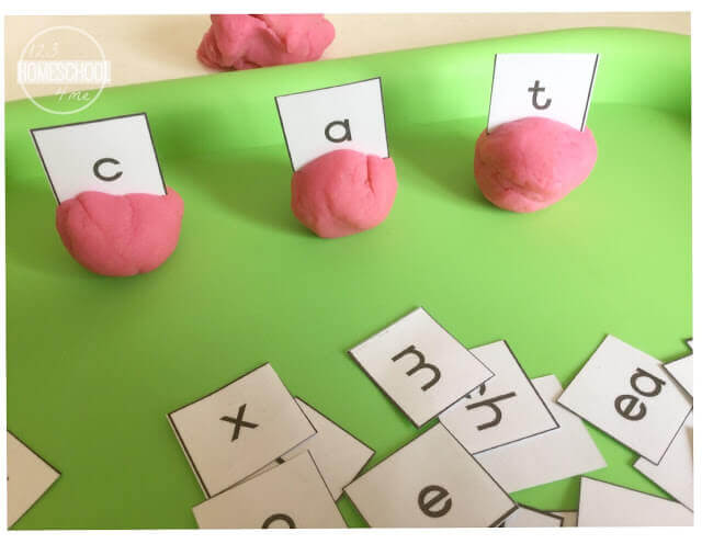 Phonemic Awareness with Playdough Balls