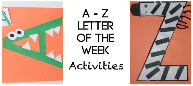 26 FUN-to-Make Alphabet Crafts for Preschoolers