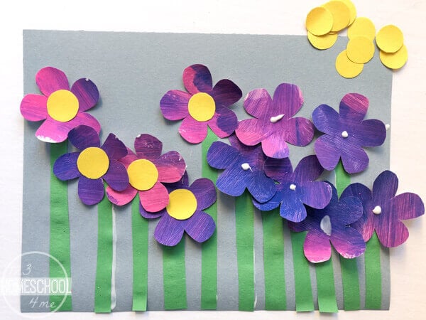 Painted-Flower-Craft-for-Kids