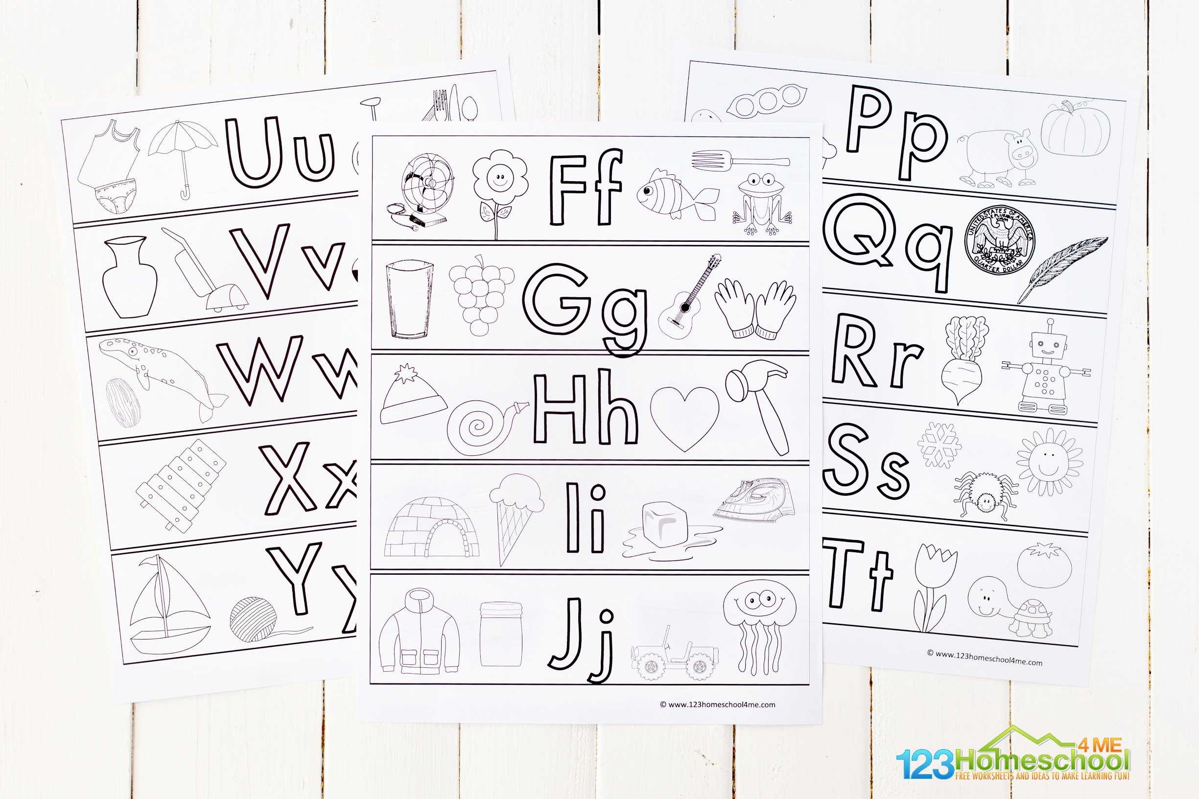 free alphabet printables