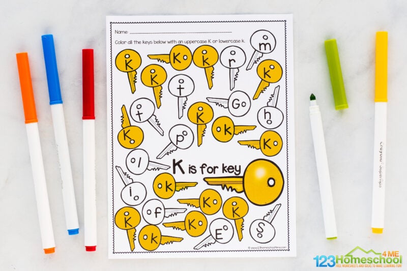 free letter recognition worksheets