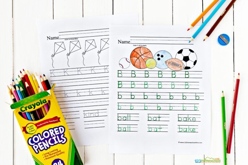 Free printable abc worksheets