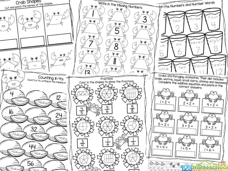 free summer worksheets