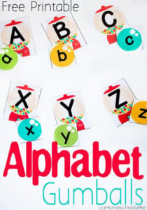 gumball alphabet matching game