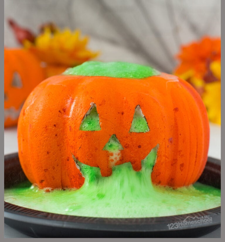 Errupting Halloween Pumpkin Volcano Science Experiments