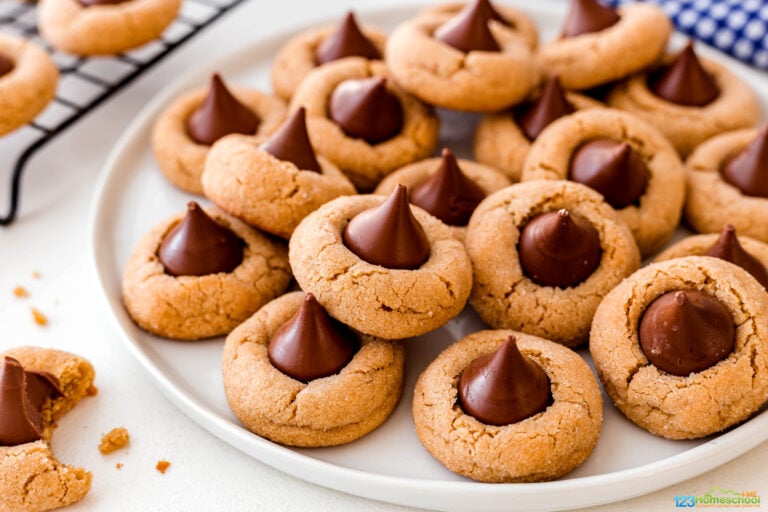 Peanut Butter Blossoms Recipe with Hershey Kiss