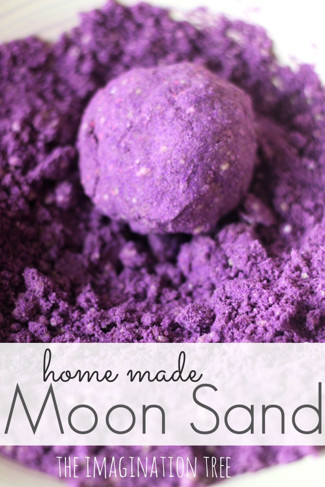 Homemade Moon Sand Recipe Sensory Play