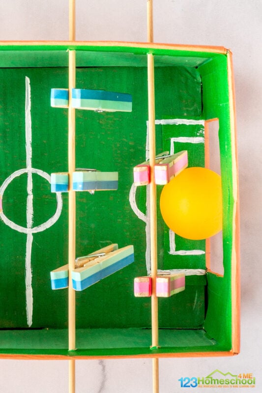 homemade soccer game for kids