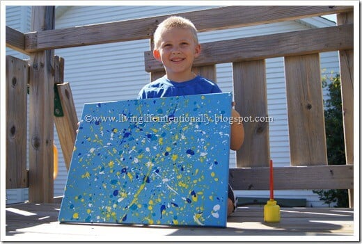 Jackson Pollock Art for Kids