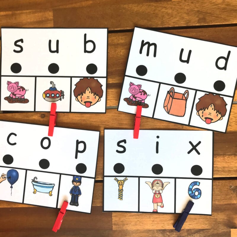 Kindergarten CVC Words