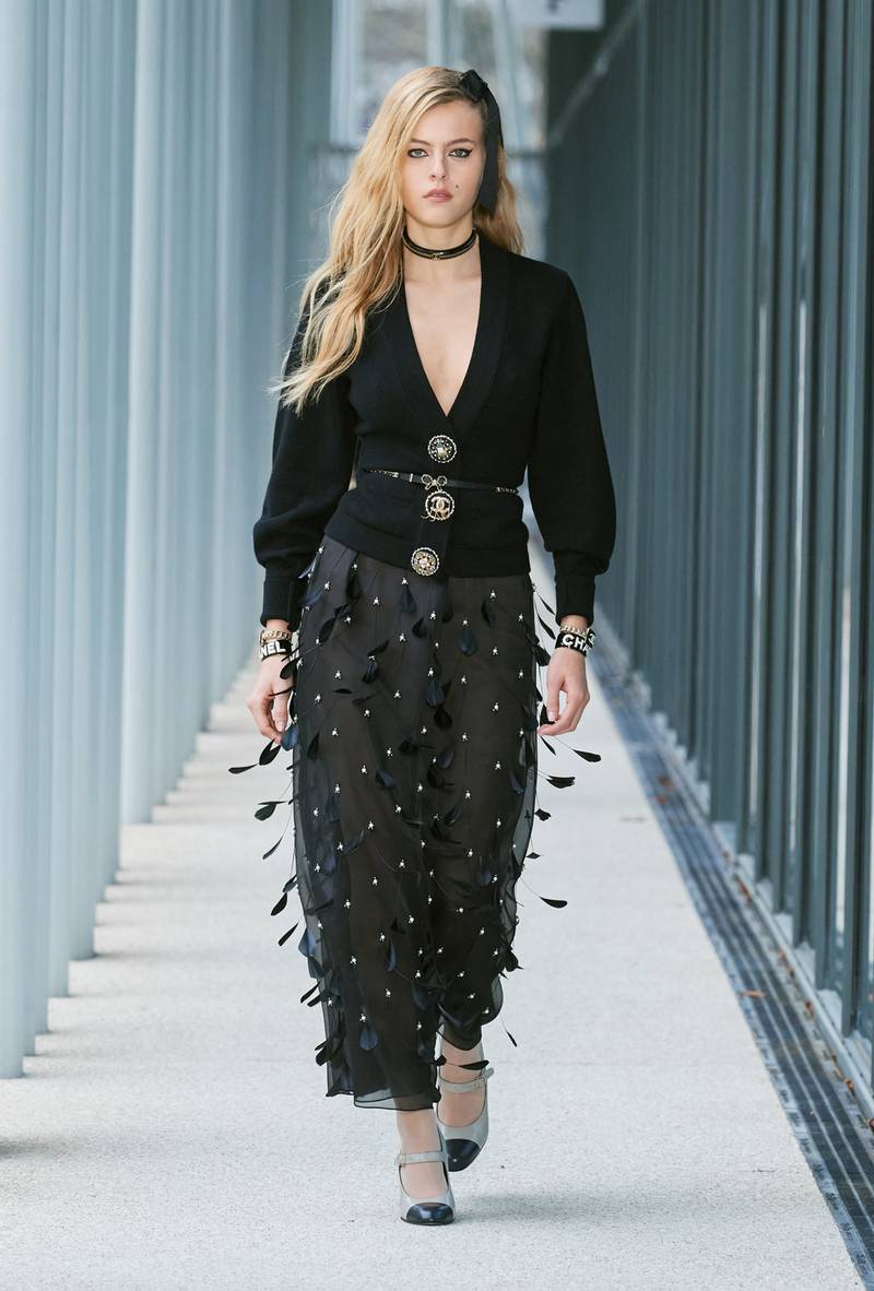 Chanel's Métiers d’Art collection look 52.