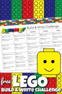 Lego BUild and Write creative writing prompts