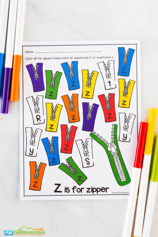 Letter identification worksheets