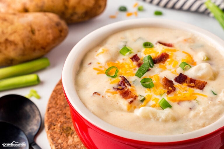 EASY Loaded Baked Potato Soup Recipe