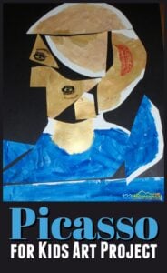 Super cute and clever Picasso for kids activities and art project