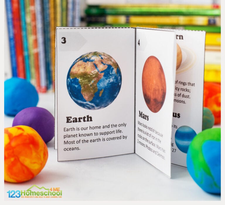 planets mini book