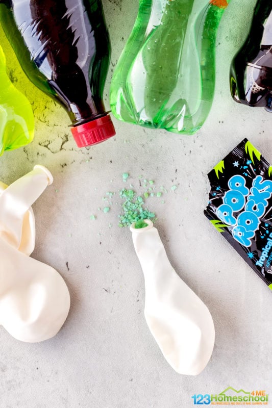 Pop rocks science experiments