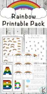 rainbow worksheets