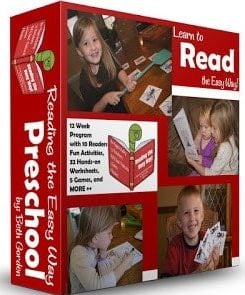 Reading the Easy Way - 12 week program to help preschool, prek, preschooler, and kindergarten gain fluency with sight words. Includes worksheets, games, readers and more! #sightwords #reading #preschool