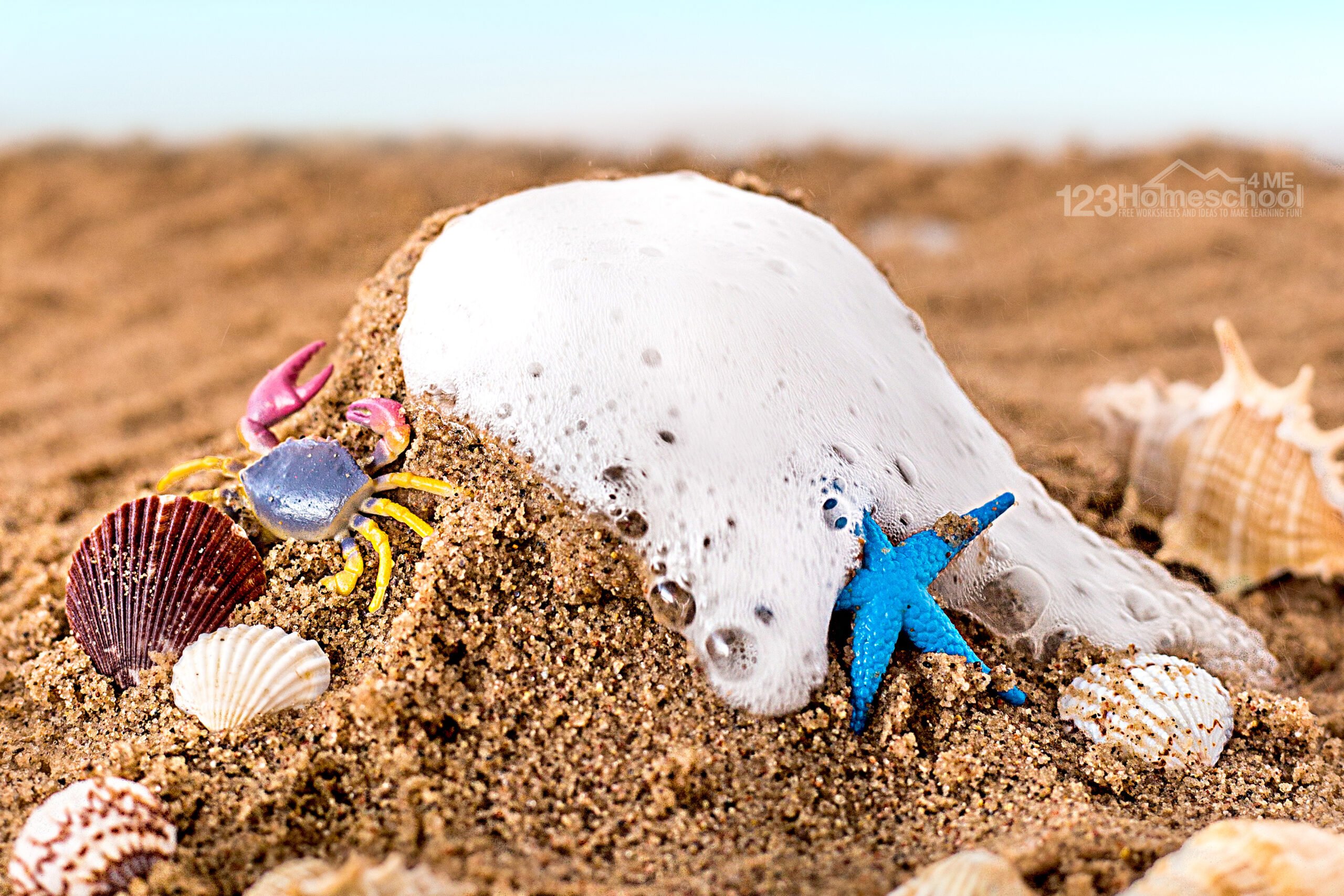 Sand Volcano – EASY Summer Science Experiment for Kids