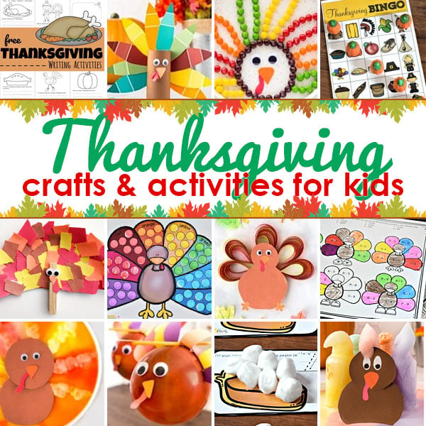 Turkey Thanksgiving Crafts, Activities, Science, & Worksheets for Kids