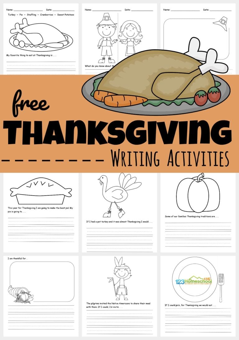 Thanksgiving Writing Activities