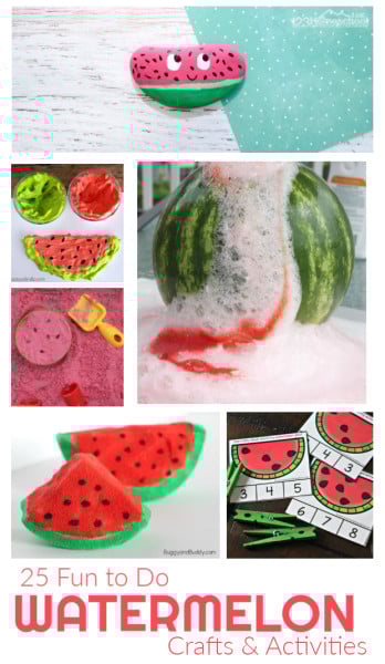 35+ Fun Watermelon Day Crafts & Activities