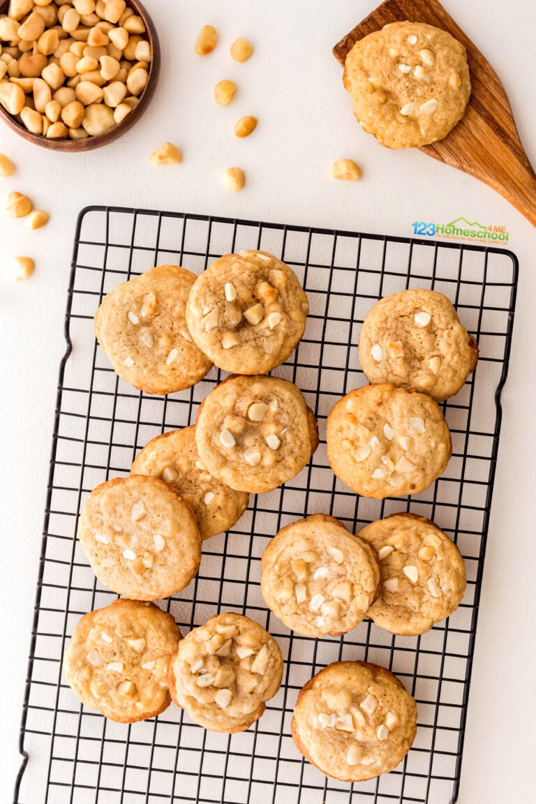 White Chocolate Macademia Nut Cookies Recipe