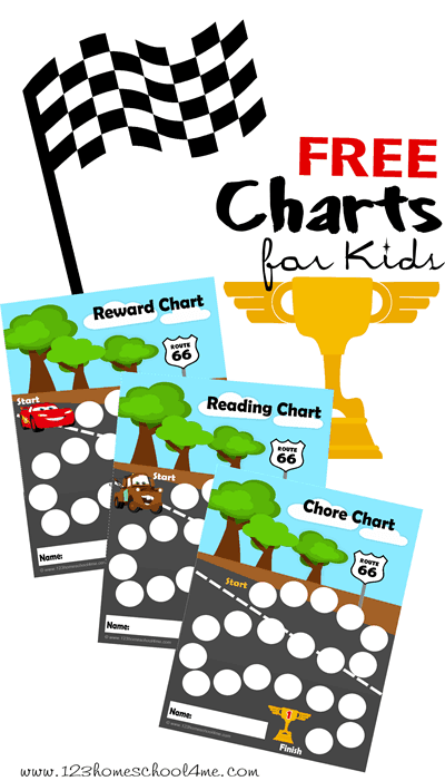 FREE Disney Cars Reward Chart